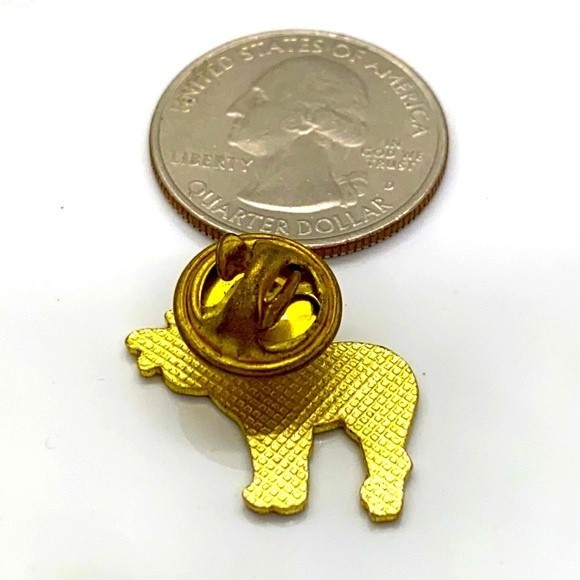 Vtg 80's Moose Vintage Lapel Pin outdoors animal lovers trucker hat vest hat pin - Picture 3 of 3